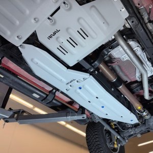 Ford Ranger Skid Plate - Rival 4x4 - Aluminum Transfer Case - `24-`26 Ford Ranger Skid Plate - Rival 4x4 - Aluminum Transfer Case - `24-`26